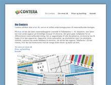 Tablet Screenshot of contera.dk