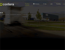 Tablet Screenshot of contera.cz